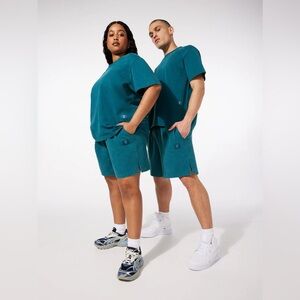 Savage X Fenty Essential Heavy Jersey Washed Sweatshort in 3X